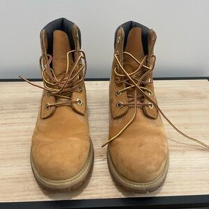 Timberland Tan Combat Boots